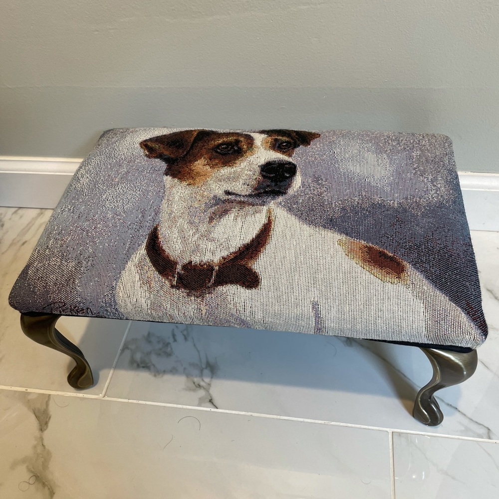 Decorative Embroidered Stool